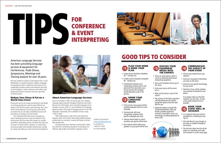 Conference Interpreting General Tips